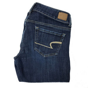 AE Womens Stretch Boot Cut Jeans 6 x 32